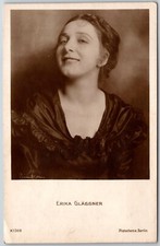 ERIKA GLÄSSNER RPPC famous actress real photo postcard picture