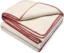 Military Wool Blanket, Warm Thick Washable Military 66