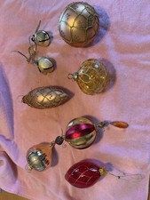 Six Very Old Christmas Ornaments picture