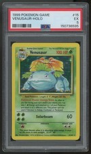 1999 Pokemon Venusaur Base Set Unlimited Holo #15 PSA 5 picture