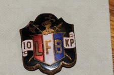 LFB 10KP Knights Fraternal Organization Lapel Pin Gold Filled Historical 1923** picture
