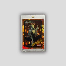 Ghost-Spider 2025 Topps Chrome Marvel Sapphire #29 Orange Refractor #/25 picture