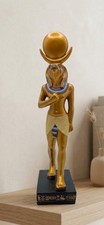 Veronese 2000 Egyptian Falcon God Khonsu Moon Disk Statue Figurine Replica picture