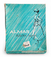 Vintage 1950s Almar Raincoat, Box  Only, Styled by Margo, Advertising picture