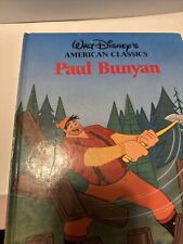 Walt Disney American Classics Paul Bunyon Hardcover Story Book Vintage 1989 picture