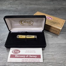 2004 CASE XX 82154 SS GOLD MOTHER OF PEARL TINY TRAPPER W/ BOX & PAPERWORK NOS picture