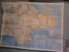 VINTAGE AFRICA MAP+ POLITICAL DEVELOPMENT National Geographic February 1980 picture
