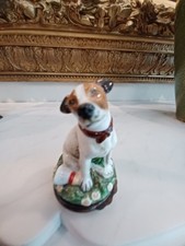 HD London Vintage Jack Russell Terrier Dog Trinket Box, 2.5 inches tall picture