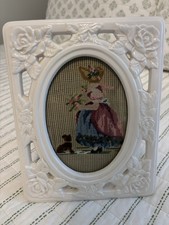 Reduced Vintage Needlepoint Framed picture