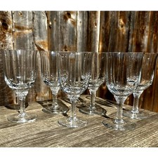Gorham Crystal Retired 1974-1979 'Octette Clear' Wine Glasses-Excellent-Set of 6 picture