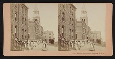 Photo:Atlanta Georgia USA Atlanta University 1891 campus stereograph picture