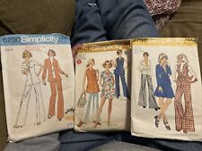 Vintage Sewing Patterns Lot Of 3 picture