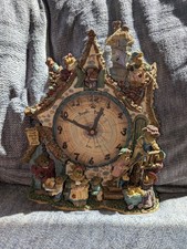 The Boyds Bears Collector Clock Danbury Mint Time Waits For No Bear Tested Read picture