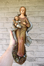 Vintage holland wall Madonna plaque religious 1970s picture
