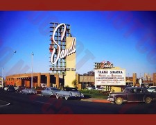Frank Sinatra's Debut on Marque at Sands Hotel Casino October 1953 8x10 Photo picture