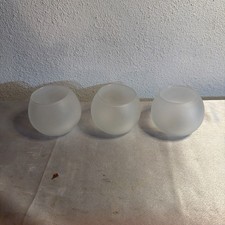 NEW Vintage PartyLite Frosted Tea Light Holders 3 available P7128G picture