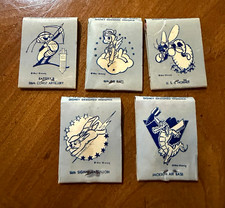 Vintage World War 2  Disney Pepsi Matchbooks WWII Military Insignia picture