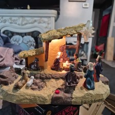 Vtg Gemmy Narrated Talking Musical Light-up Star Nativity  Birth tested works picture