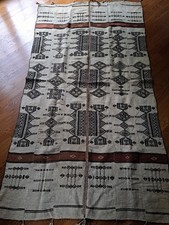 FULANI KHASA Wedding Blanket Hand Woven AFRICAN Textile Vintage  picture