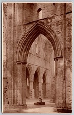Tintern Abbey - Medieval Abbey Ruins Wales - Real Photo Old Postcard picture