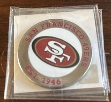 San Francisco 49ers Highland Mint 39mm Commemorative Coin NFL w/ COA Color Logo picture
