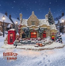 Lilliput Lane Calling Home For Christmas Illuminated Snowed Ornament from 2010 picture