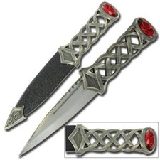 Medieval Scottish Gaelic Sgain Dubhs Celtic Traditional Highland Dagger Knife picture