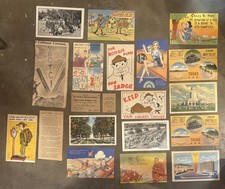 Vintage Lot 20 Postcards, Etc. Military picture