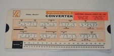 vintage slide rule: metric/inch Converter REGAL BELOIT, SWANI PUBLISHING CO picture
