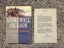 Landmark History Stonewall Jackson HC/DJ With Signed Letter from Author  picture