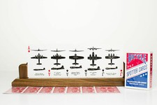 Spotter Cards, Reissue, WW II Aircraft, Bicycle Brand, Red, USA MIS-0103-R picture