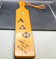 Vintage 1967 Alpha Delta Phi Fraternity Paddle Miami University Old Hickory Co. picture