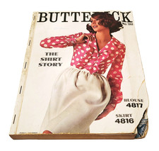 Butterick Pattern Book 1968 Store Counter Catalog 60s Spring/Summer Mod Fashions picture