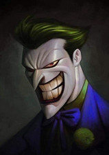 Batman Joker Poster by Subhamoy Lee - Batman Universe Wall Art picture