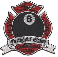Columbus, Ohio Station 8  Firefightin  Eights  NEW Fire Patch .. picture