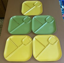 Vintage REDMON Plastic Picnic Pack 5 Quality Plastic Plates picture