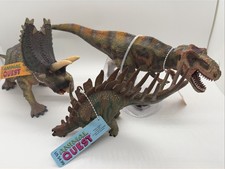 Animal Quest Dinosaur (3) NEW WITH TAG  Triceratops, Tyrannosaurus, Kentro..T7 picture