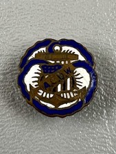Vintage AOUW Ancient Orders Of United Workers Screw Back Pin picture