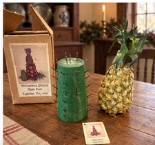 Vintage Williamsburg Pottery Apple Cone Wood Fruit Topiary Christmas Centerpiece picture