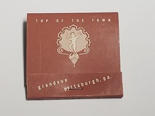 Vtg 1960s Matchbook - LE MONT Restaurant Top of the Town Pittsburgh, PA NEW picture