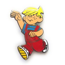 Dennis the Menace Funnies Newspaper Cartoon Hat Jacket Tie Tack Lapel Pin picture