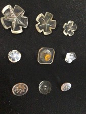 LUCITE Set of 9 picture