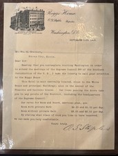 William H. Craddock Mayor Kansas City, MO. Socialist 1901 Letter And Envelope picture