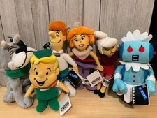 NWT Jetsons Lot of 6 Bean Bag Plush Warner Bros Store Vintage Nostalgic 90s Toys picture