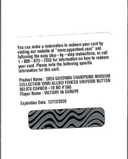 2024 Goodwin Champions Museum Collection WWII Victory in Europe Uniform Button picture
