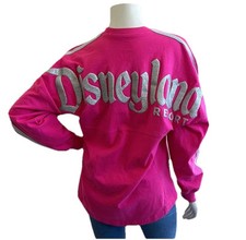 New With Tag Disney Disneyland Resort Graphics HOT PINK Spirit Jersey Women's S picture