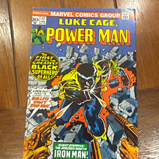 Marvel Comics Luke Cage, Power Man #17 (1973) Iron Man Archie Goodwin picture