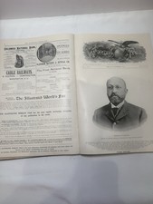 Antique 1890-1892 Halligan's Illustrated World's Fair Bound Folio Chicago Fair picture
