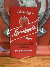 Leinenkugels Beer Sign Leinenkugel Brewing Co  Chippewa Falls Old Vintage picture