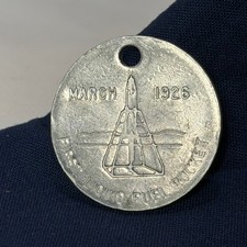 1926 NASA FOB First Liquid Fuel Rocket Aluminum Disc picture